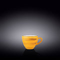 Wilmax Espressotasse 110 ml Gelb aus Porzellan