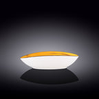 Wilmax Ovale Schale 25 cm Gelb aus Porzellan