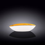 Wilmax Schale oval 25 cm Gelb Porzellan WL-669440/A