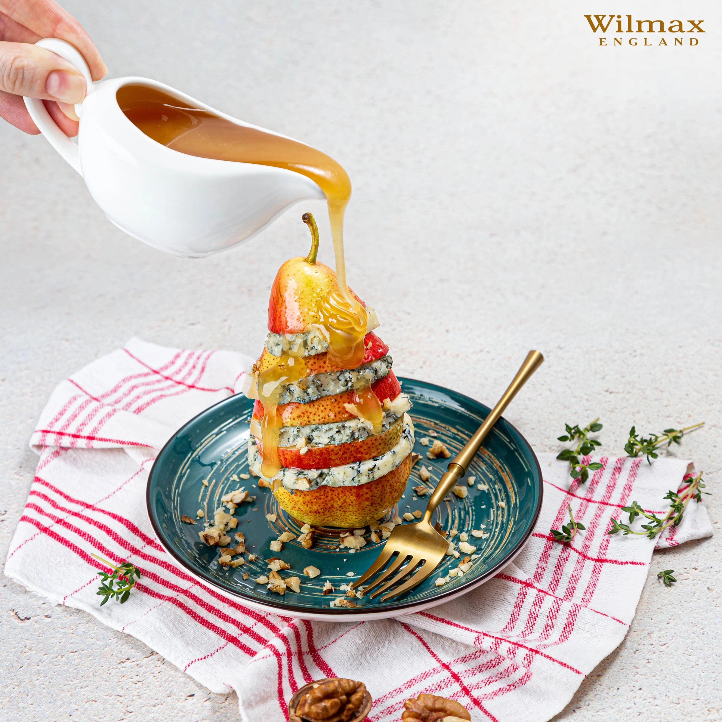 Wilmax Sauciere 100 ml Porzellan Weiß WL-996014/A