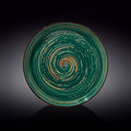 Wilmax Teller 28 cm Grün aus Porzellan
