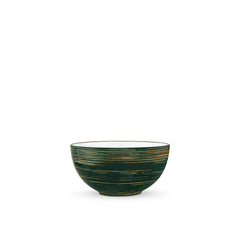 Wilmax Porzellan Schüssel, 3er Set,Spiral Kollektion, Grün, 600 ml – WL-669530/A3