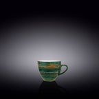 Wilmax Espressotasse 75 ml Grün aus Porzellan