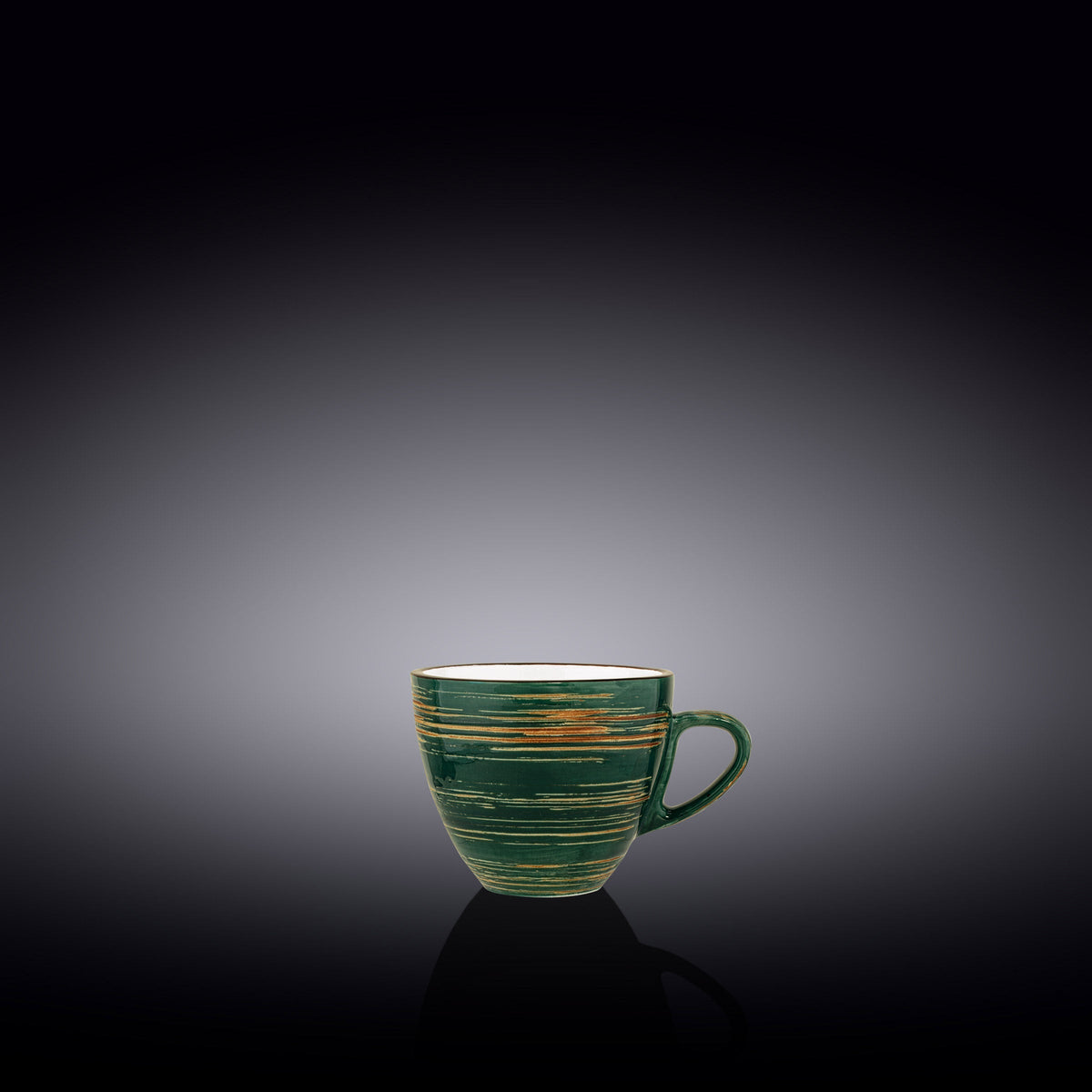 Wilmax Espressotasse 75 ml Grün aus Porzellan