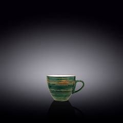 Wilmax Espressotasse, 75 ml, Grün, Porzellan, WL-669533/A