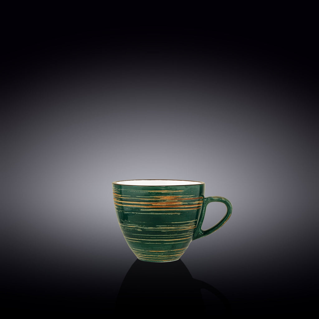 Wilmax Tasse 190 ml Grün aus Porzellan