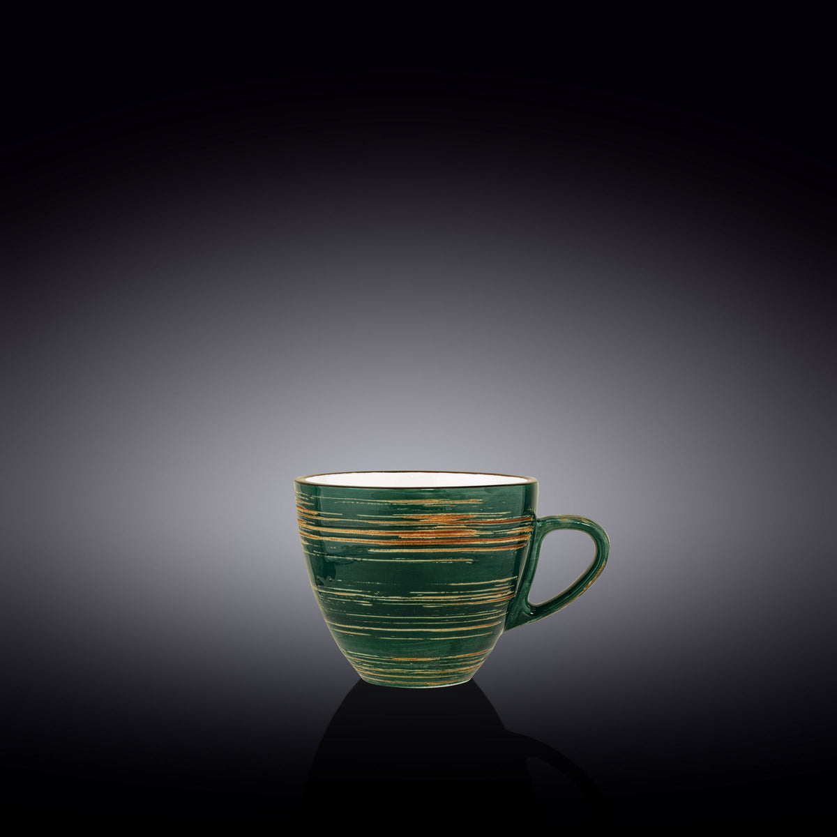 Wilmax Tasse 190 ml Grün aus Porzellan