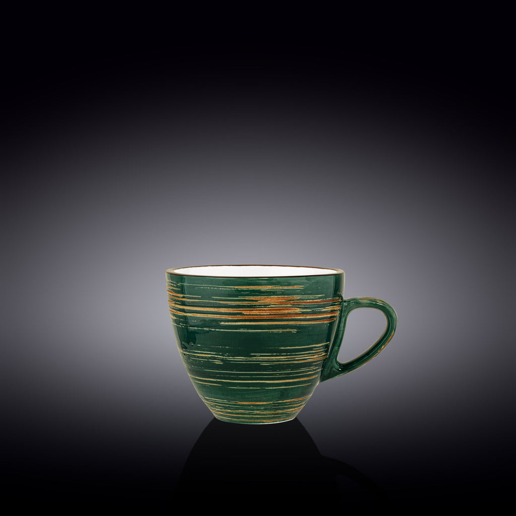 Wilmax Tasse 300 ml Grün Porzellan WL-669536/A