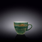 Wilmax Tasse 300 ml Grün aus Porzellan