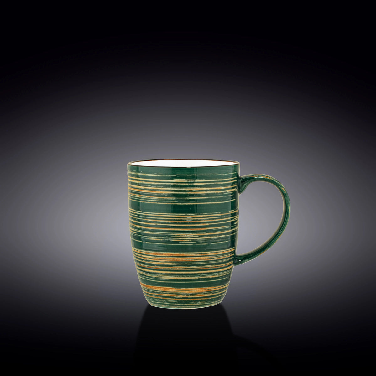 Wilmax Spiral Mug 460 ml, Grün – WL-669537/A