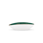 Wilmax Ovale Schale 25 × 16,5 cm Grün aus Porzellan
