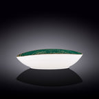 Wilmax Ovale Schale 30 × 19,5 cm Grün aus Porzellan