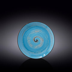 Wilmax Spiral Teller 20 cm aus Porzellan, Blau – WL-669612/A