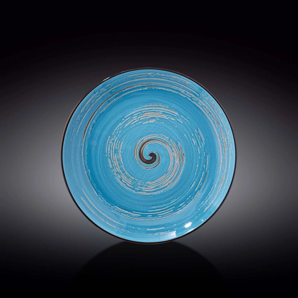 Wilmax Teller 25,5 cm Blau Porzellan 2er Set WL-669614/A2