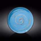 Wilmax Teller 28 cm Blau aus Porzellan