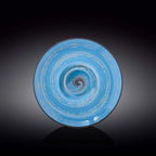 Wilmax Tiefer Teller 24 cm 200 ml Blau Porzellan 2er Set WL-669625/A2