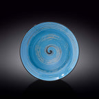 Wilmax Tiefer Teller 25,5 cm 350 ml Blau aus Porzellan