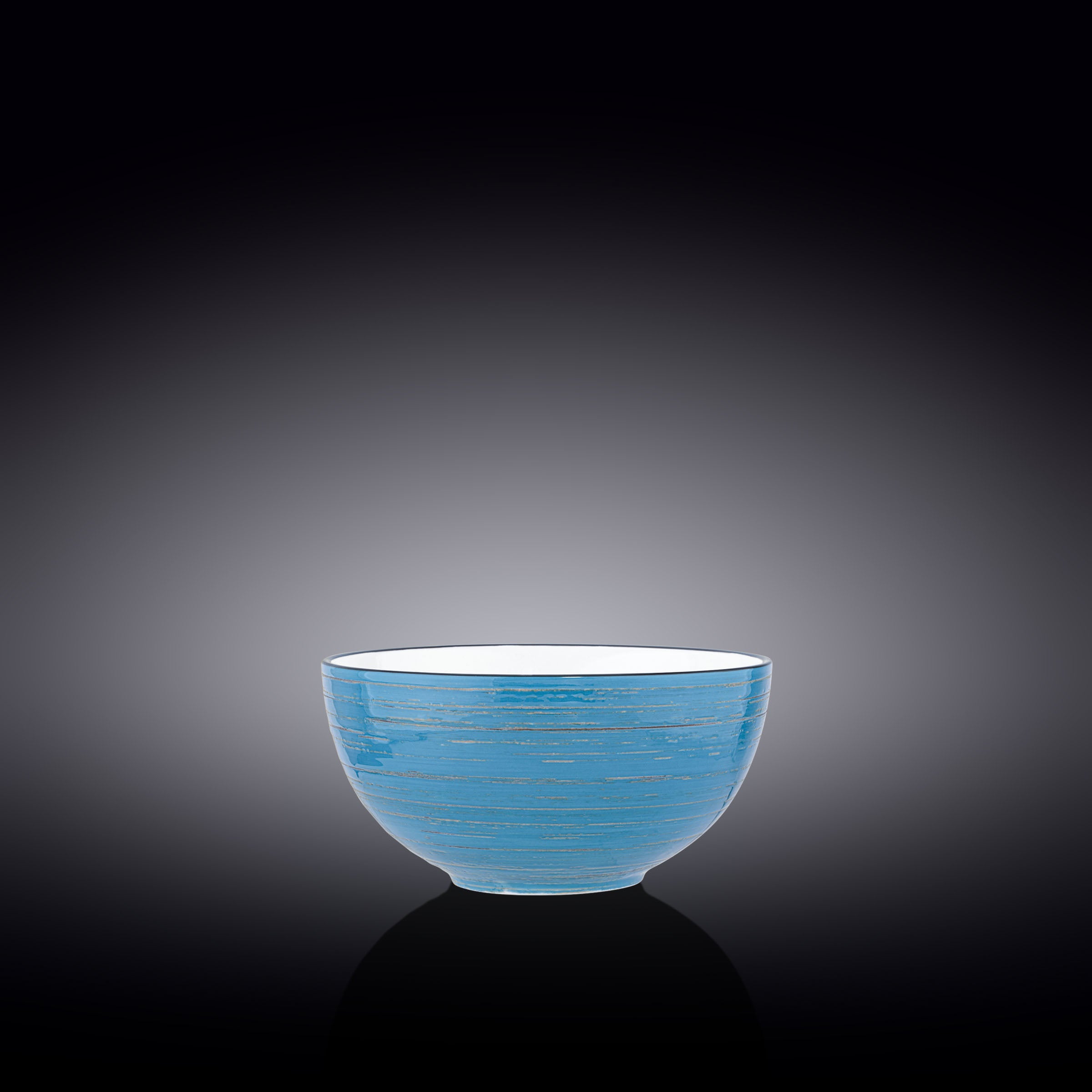 Wilmax Schale 600 ml 13,5 cm Blau aus Porzellan