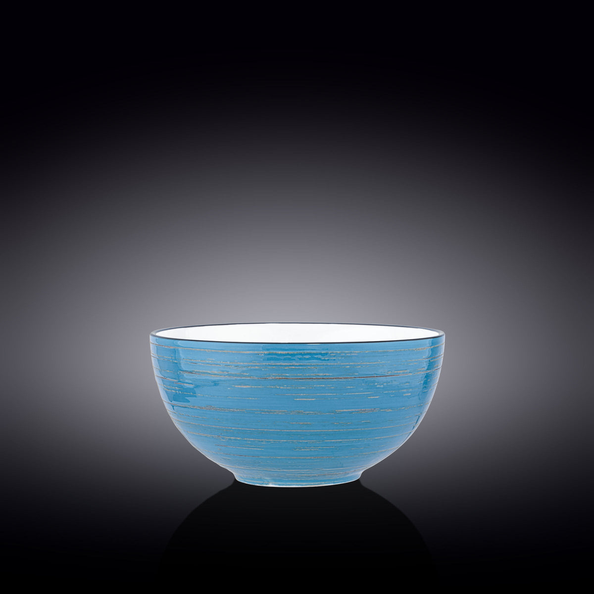 Wilmax Schale 1600 ml 19 cm Blau aus Porzellan