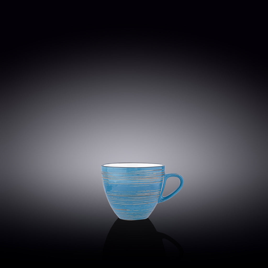 Wilmax Espressotasse 75 ml Blau aus Porzellan