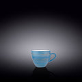 Wilmax Espressotasse 75 ml Blau aus Porzellan