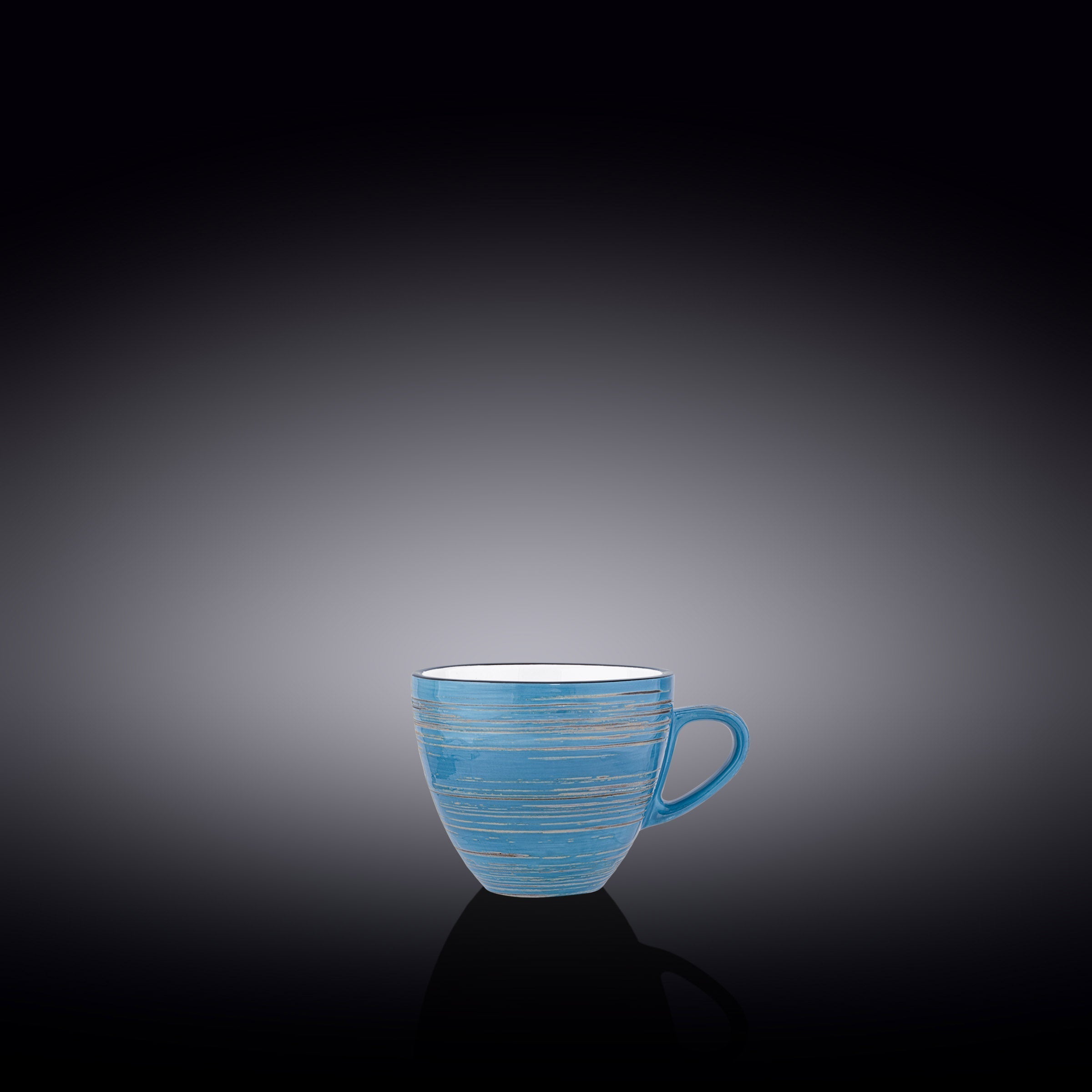 Wilmax Espressotasse 75 ml Blau aus Porzellan