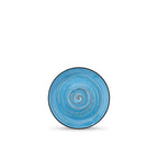 Wilmax Untertasse 12 cm Blau aus Porzellan