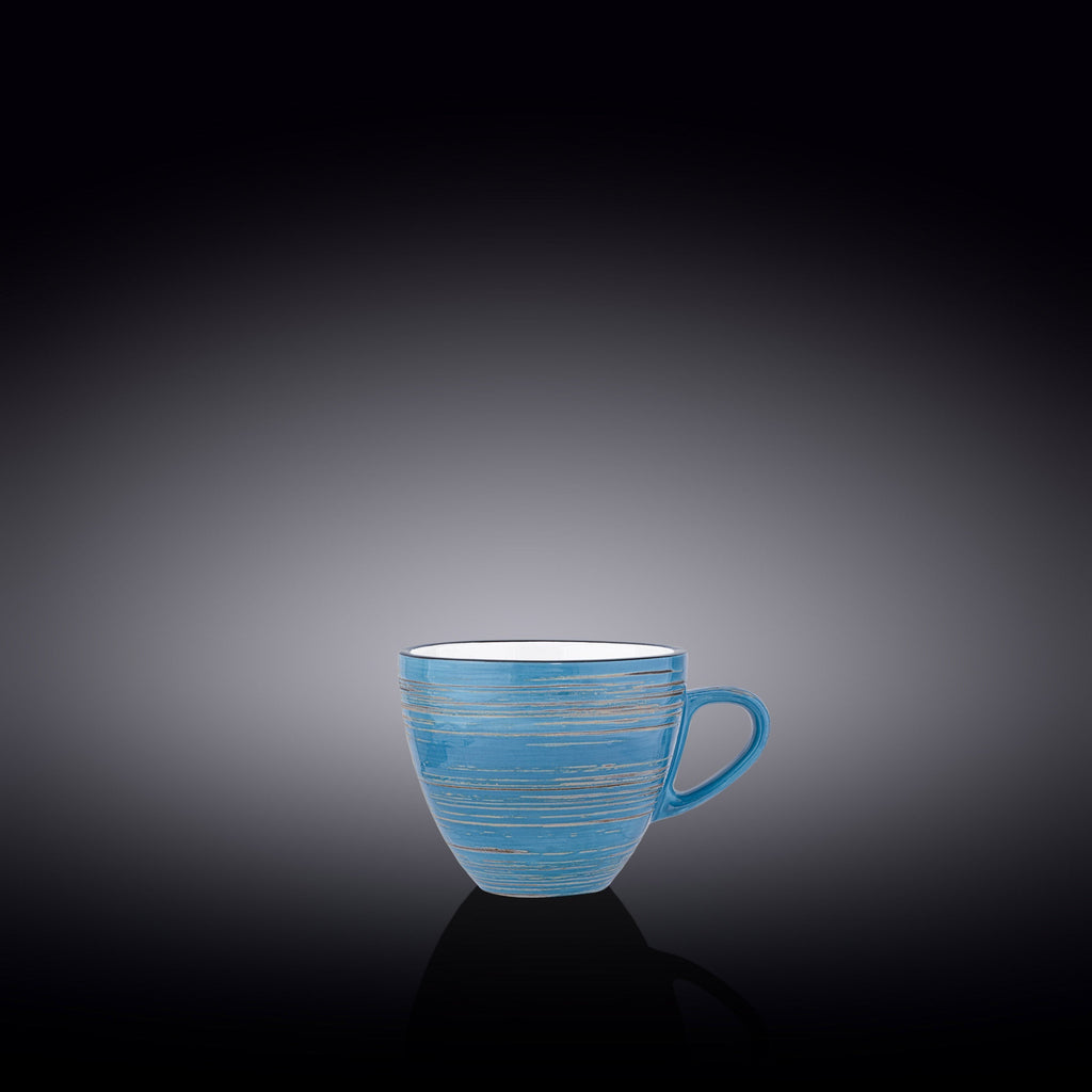 Wilmax Espressotasse 110 ml Blau aus Porzellan