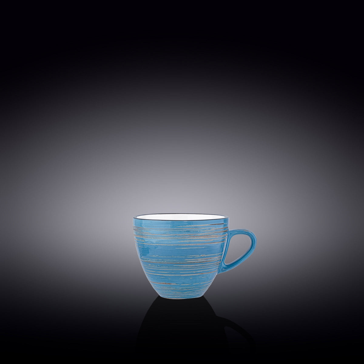 Wilmax Espressotasse 110 ml Blau aus Porzellan
