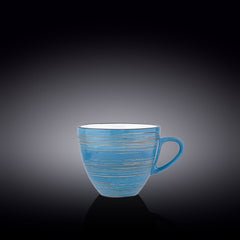 Wilmax Kaffeetasse, 300 ml, Blau, Porzellan, WL-669636/A