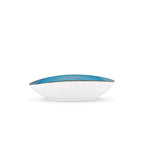 Wilmax Ovale Schale 25 cm Blau aus Porzellan