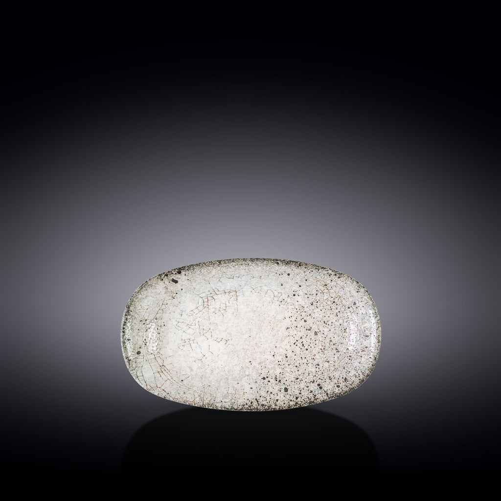Wilmax Servierplatte 20 × 11 cm 2er-Set Mehrfarbig aus Porzellan