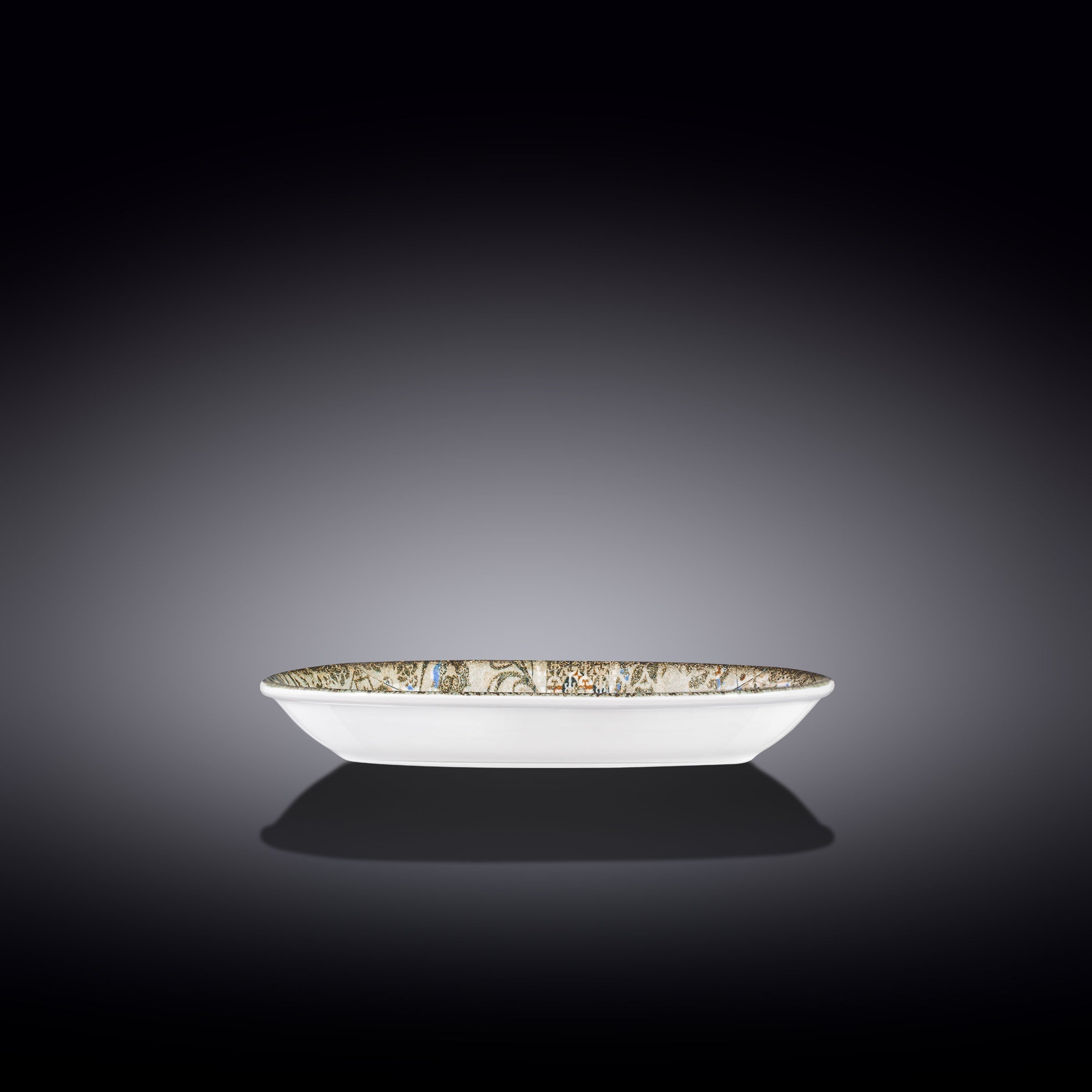 Wilmax Servierplatte 20 × 11 cm Mehrfarbig aus Porzellan