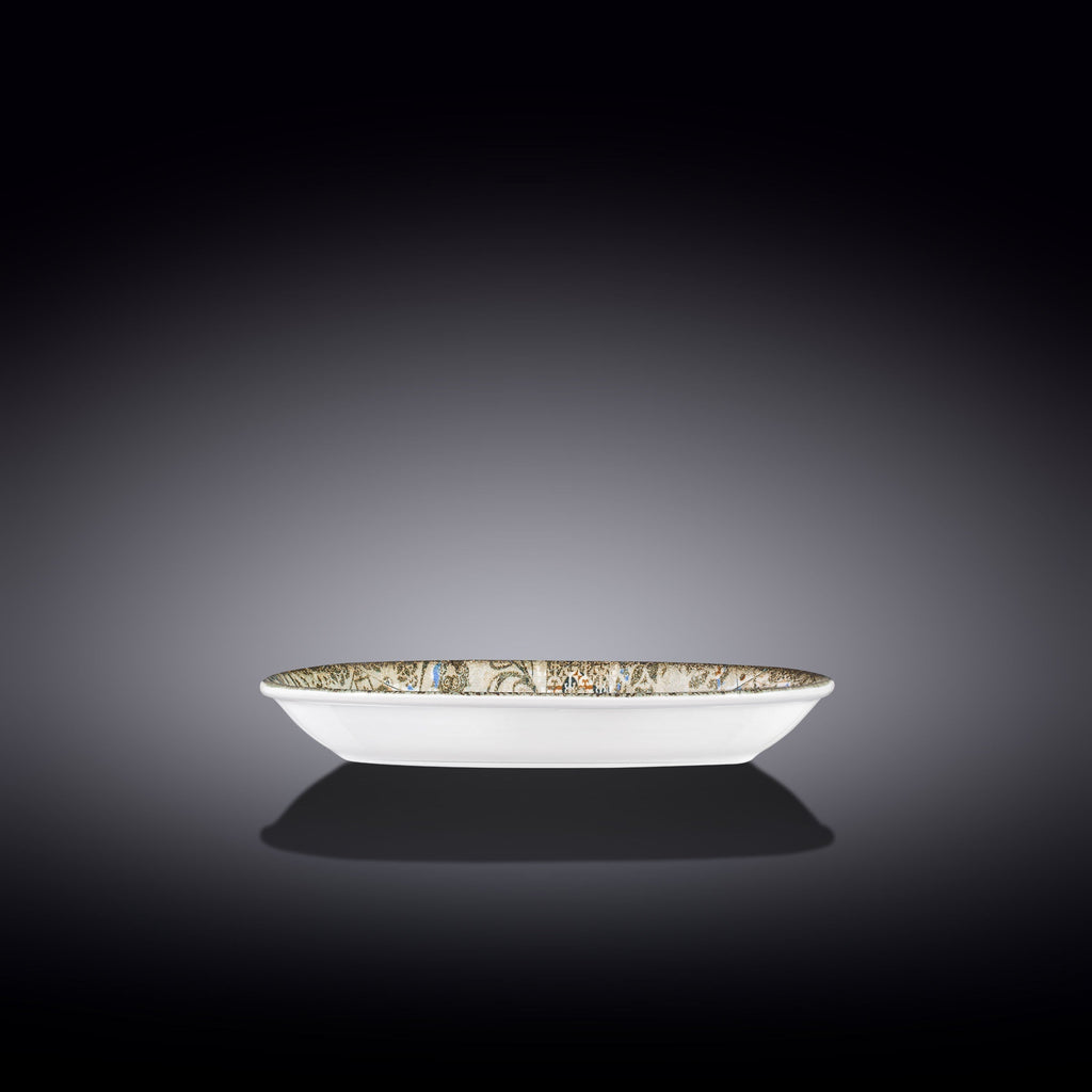 Wilmax Servierplatte 20 × 11 cm 2er-Set Mehrfarbig aus Porzellan
