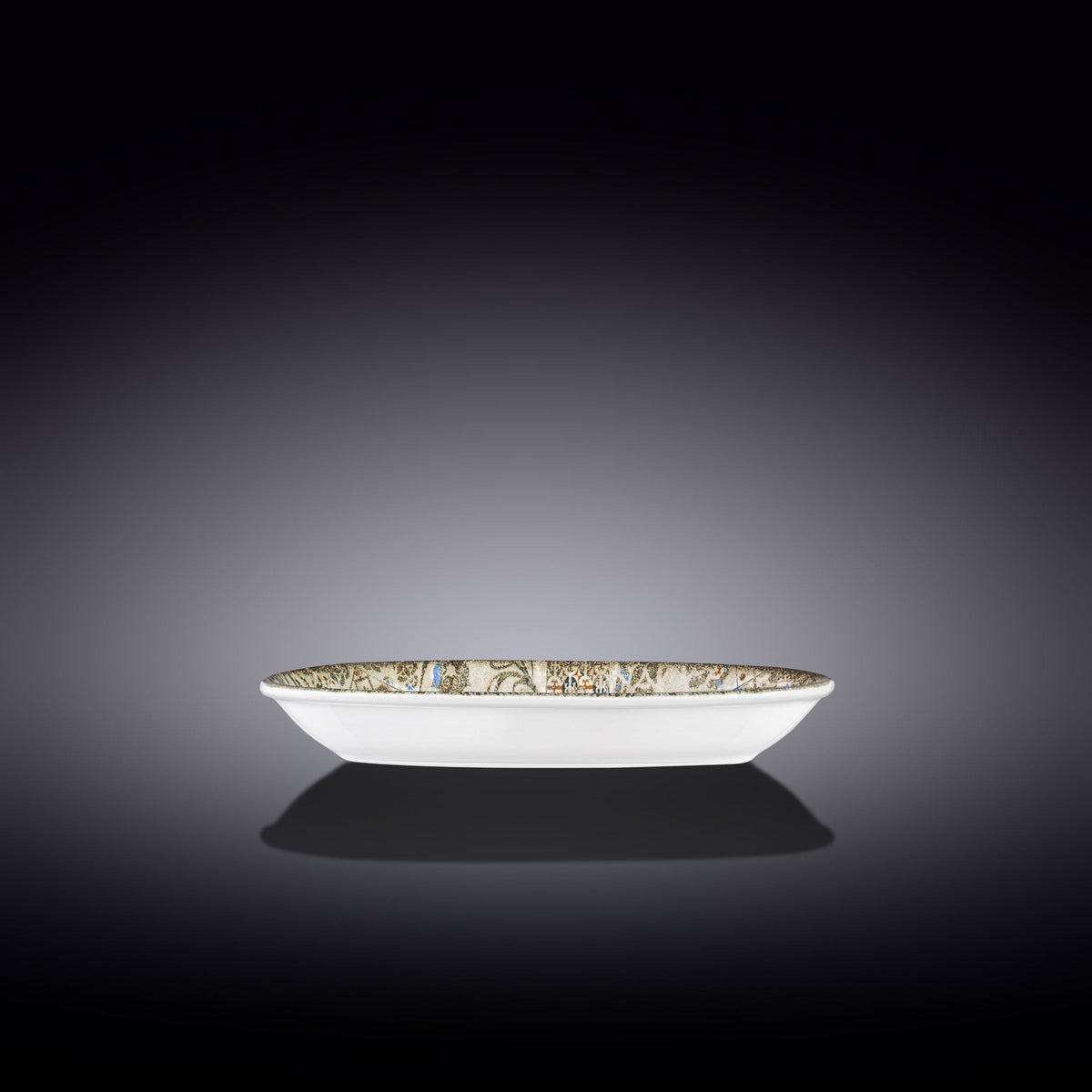 Wilmax Servierplatte 20 × 11 cm 2er-Set Mehrfarbig aus Porzellan