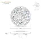 Wilmax Teller 21 cm Olive Green 2er Set WL-671503/A2