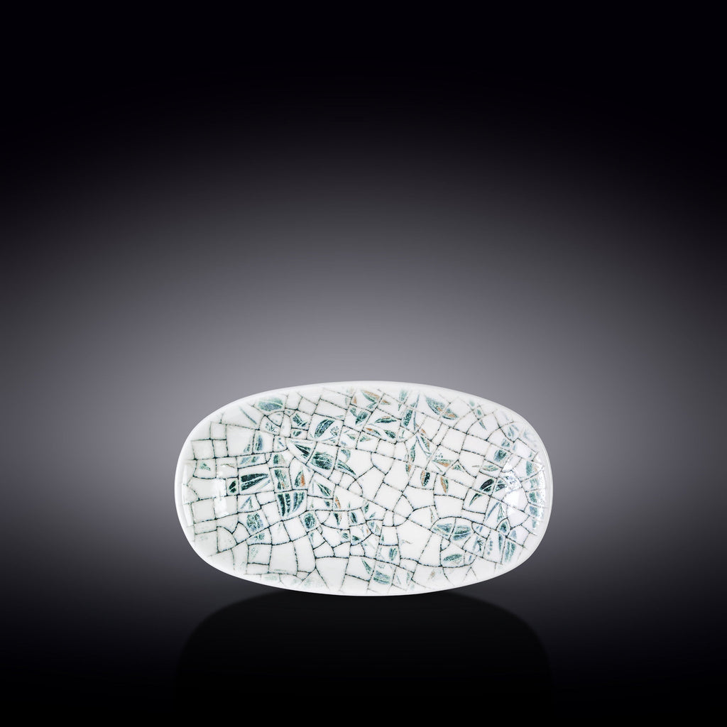 Wilmax Servierplatte 20 × 11 cm Mehrfarbig aus Porzellan