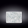 Wilmax Servierplatte 23,5 × 17 cm Mehrfarbig aus Porzellan