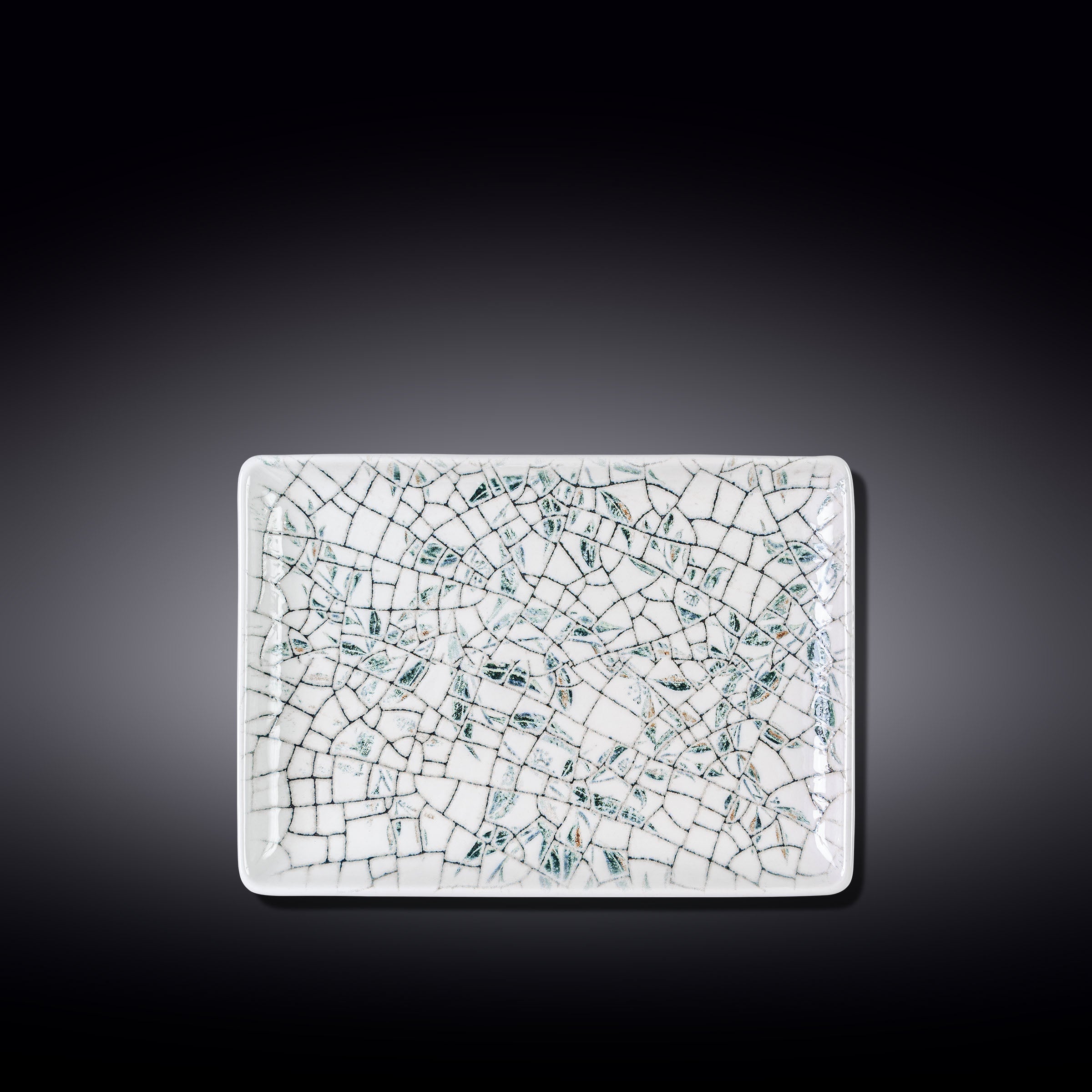 Wilmax Servierplatte 23,5 × 17 cm Mehrfarbig aus Porzellan