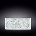 Wilmax Servierplatte 33 × 15 cm Mehrfarbig aus Porzellan