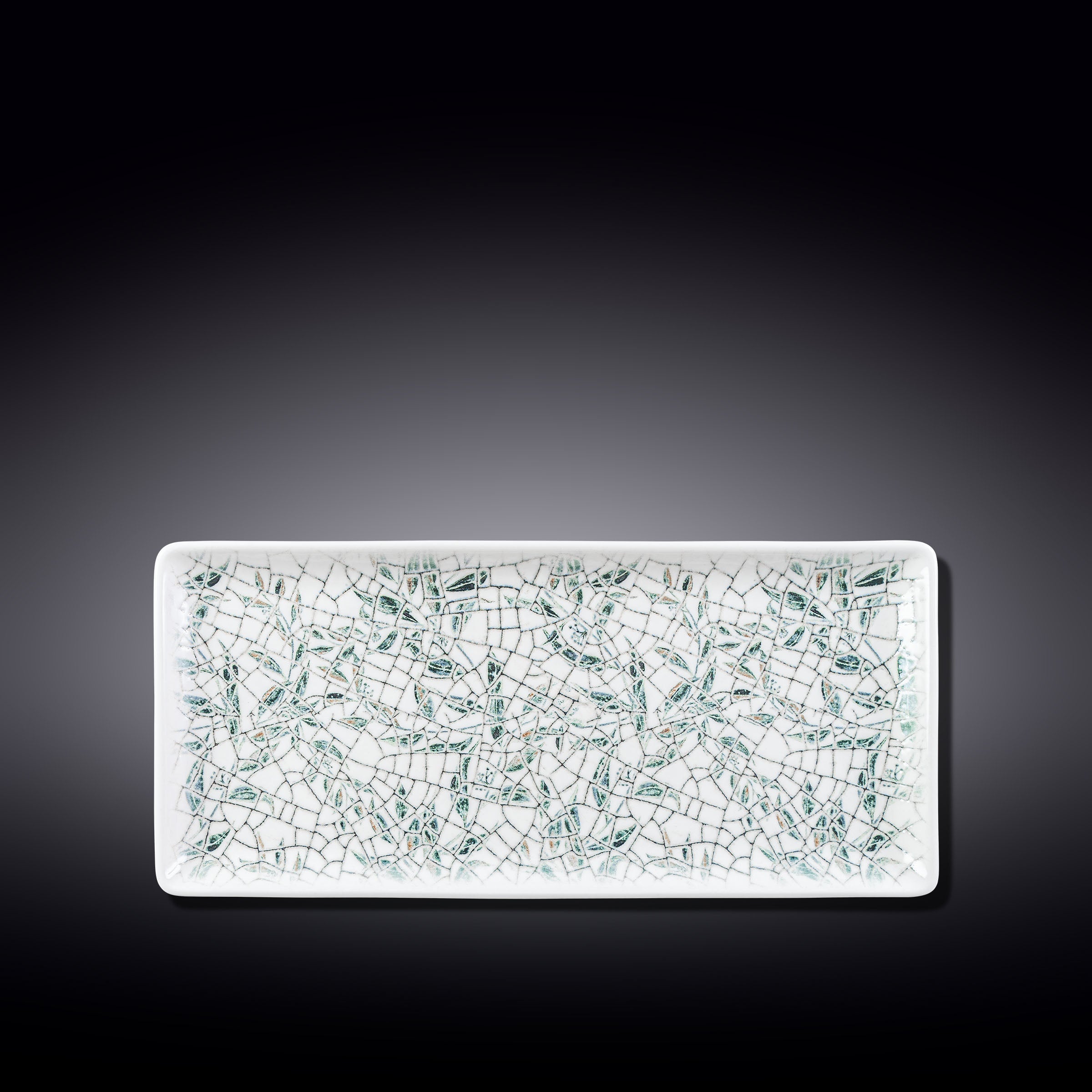 Wilmax Servierplatte 33 × 15 cm Mehrfarbig aus Porzellan