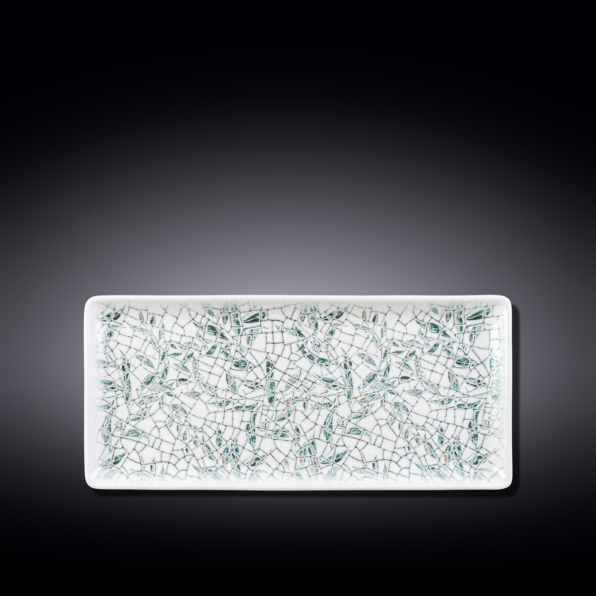 Wilmax Servierplatte 33 × 15 cm Mehrfarbig aus Porzellan