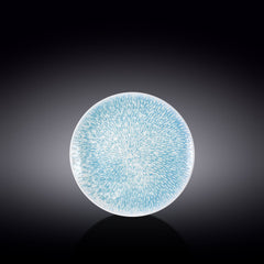 Wilmax Flacher Coupe Teller aus Porzellan, 2er Set, rund, 17 cm, Grafikdekor, WL-671601/A2