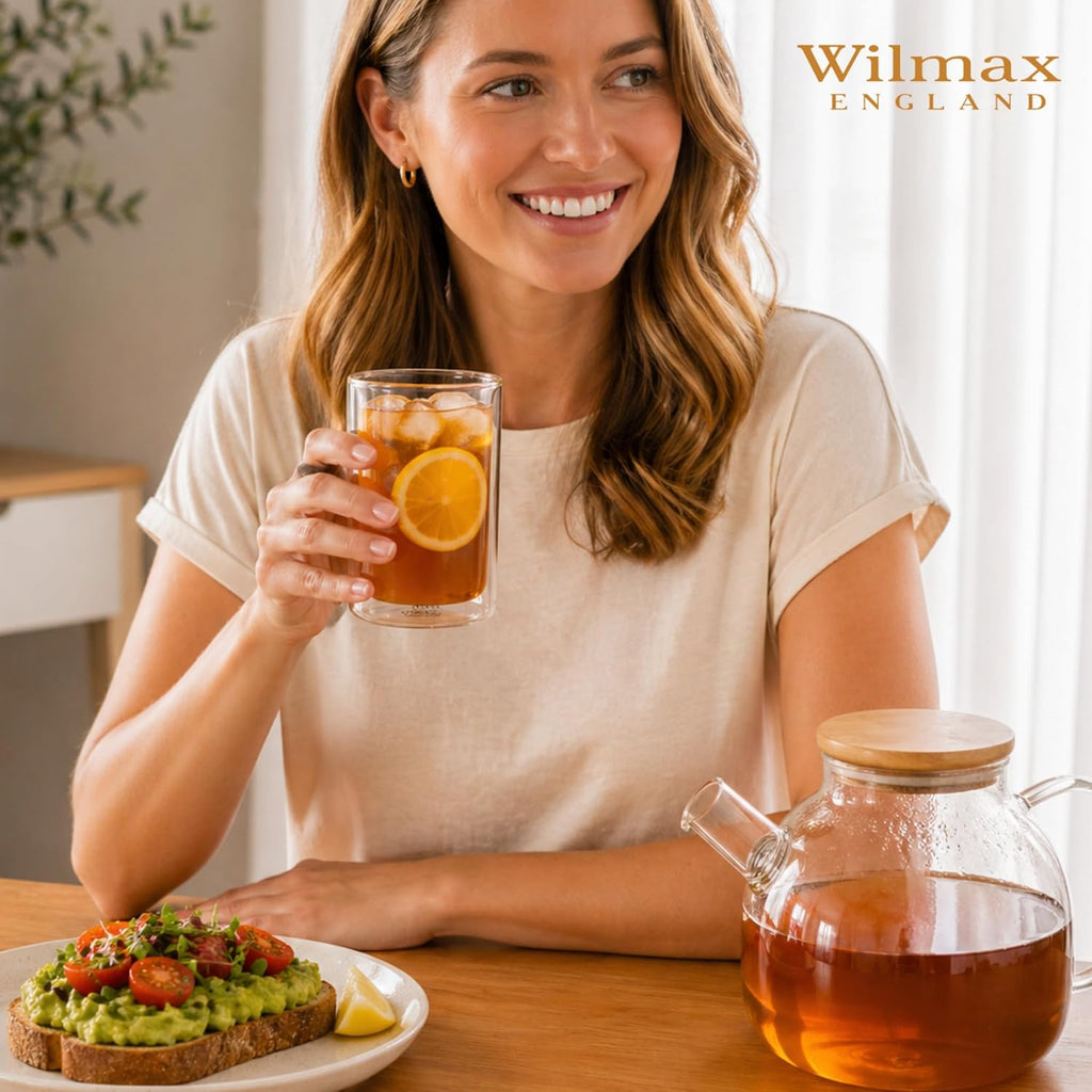 Wilmax Doppelwandiges Glas 300 ml Transparent