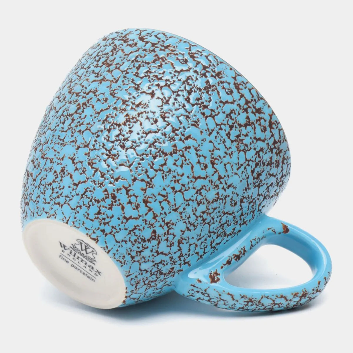 Wilmax Tasse 300 ml Blau aus Porzellan