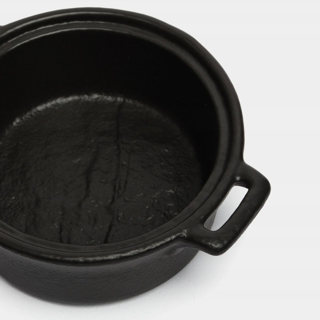 Wilmax Servierset 3-teilig Schwarz aus Porzellan