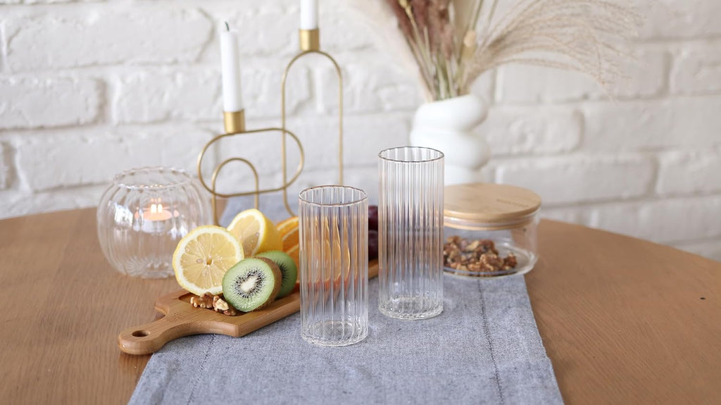 Wilmax Glas 350 ml 6er-Set Transparent aus Borosilikatglas