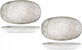 Wilmax Servierplatte 20 × 11 cm 2er-Set Mehrfarbig aus Porzellan