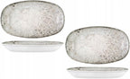 Wilmax Servierplatte 20 × 11 cm 2er-Set Mehrfarbig aus Porzellan