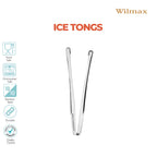 Wilmax Eiszange 15 cm Silber aus Edelstahl